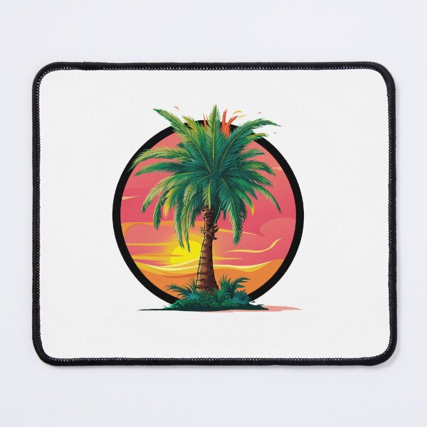 Item preview, Tropical Palm At Sunset - Holiday Motif designed and sold by MrERNST.