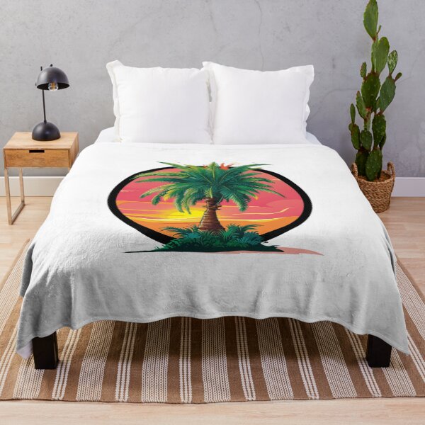 Item preview, Tropical Palm At Sunset - Holiday Motif designed and sold by MrERNST.
