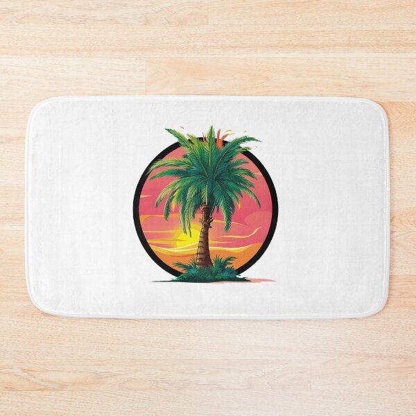 Item preview, Tropical Palm At Sunset - Holiday Motif designed and sold by MrERNST.