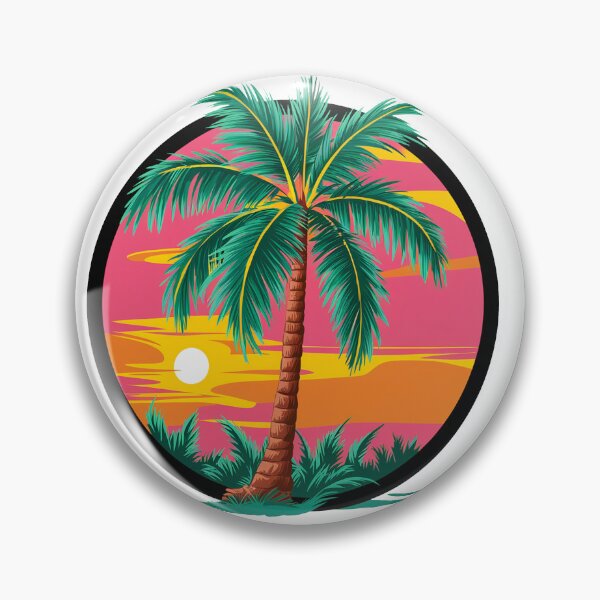 Item preview, Tropical Palm At Sunset - Holiday Motif designed and sold by MrERNST.
