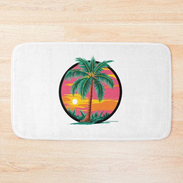 Item preview, Tropical Palm At Sunset - Holiday Motif designed and sold by MrERNST.