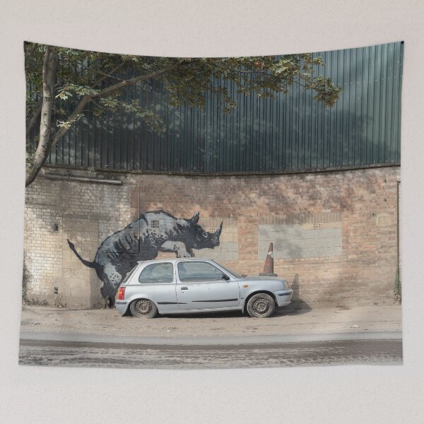 Item preview, Banksy - Rhino 2024 designed and sold by Mister Whippy's World of Wonders.