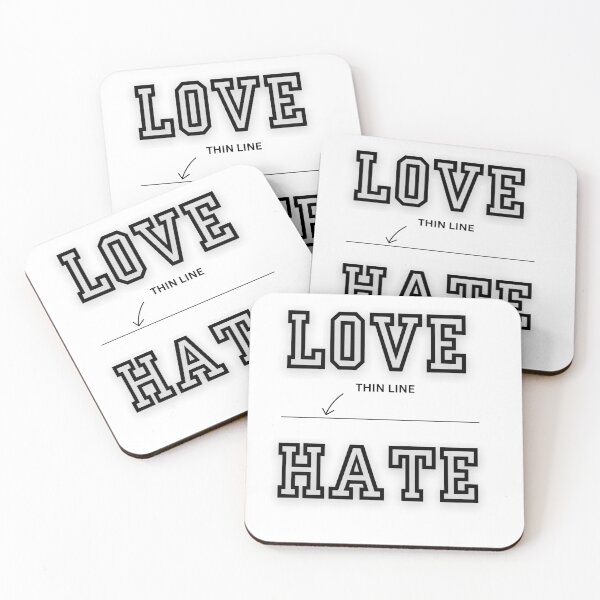 Item preview, Thin line Between Love and Hate designed and sold by LissaH43.