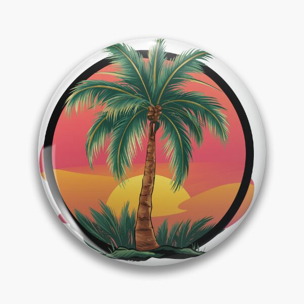 Item preview, Tropical Palm At Sunset - Holiday Motif designed and sold by MrERNST.