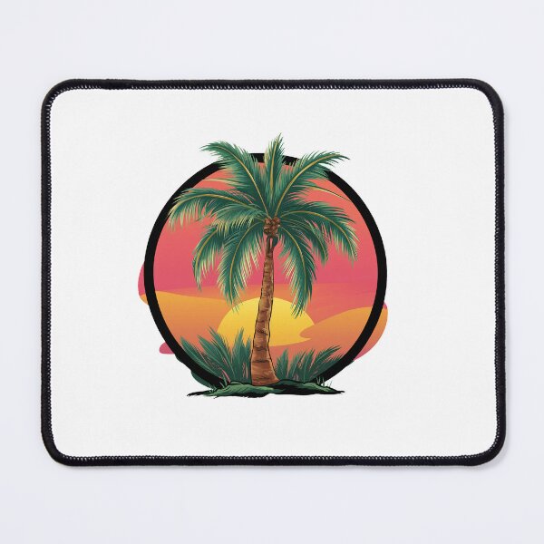 Item preview, Tropical Palm At Sunset - Holiday Motif designed and sold by MrERNST.