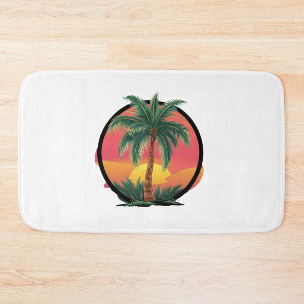 Item preview, Tropical Palm At Sunset - Holiday Motif designed and sold by MrERNST.