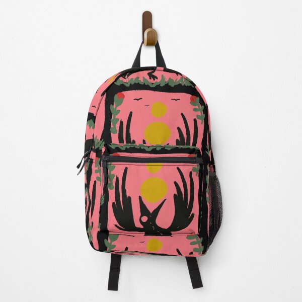 Item preview, crow crowing to the moons in the fuchsia sky designed and sold by AZTECartoon.