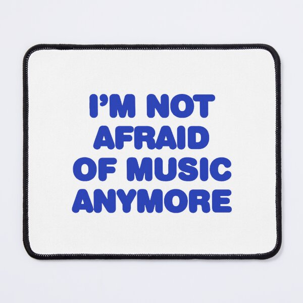 Item preview, I'm Not Afraid of Music Anymore INAOMA Blue Bubble Lettering designed and sold by aestheticqueen.