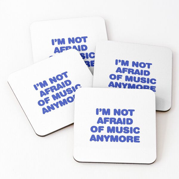 Item preview, I'm Not Afraid of Music Anymore INAOMA Blue Bubble Lettering designed and sold by aestheticqueen.