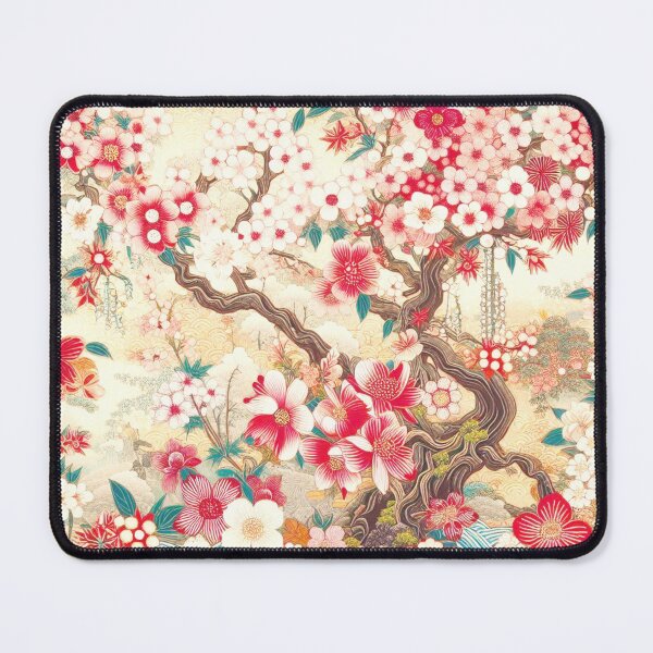Item preview, Blossoming Elegance: A Traditional Floral Tapestry designed and sold by ZenOfAIarts.