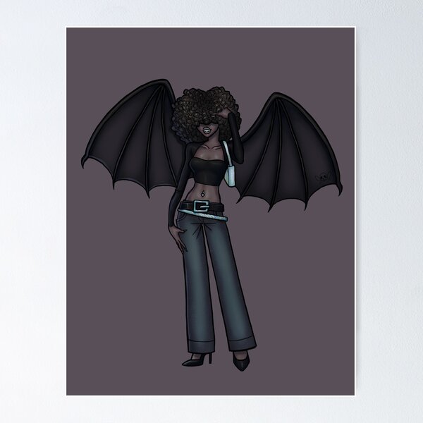 Item preview, Bat wing girl designed and sold by GhostyArtShop.