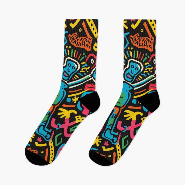 Item preview, Very colorful street art designed and sold by MidArtForge.