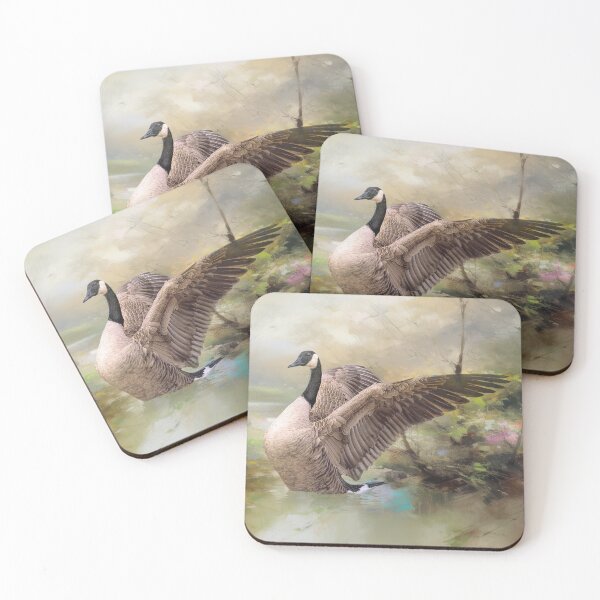Item preview, Goose Flapping her Wings 01 designed and sold by Elisabeth Lucas.