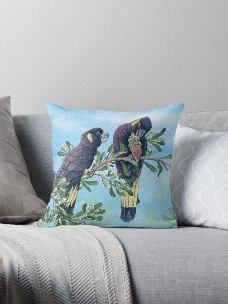 Item preview, “Please Dad, I Dropped Mine” (Yellow-tailed Black Cockatoos) designed and sold by KADuffy.