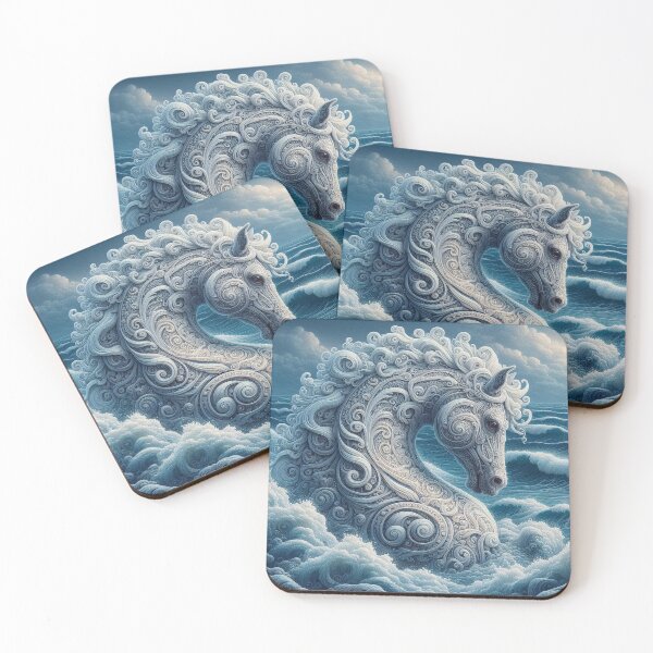 Item preview, Majestic Sea Stallion  designed and sold by ZenOfAIarts.