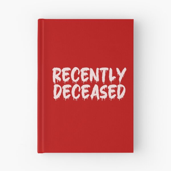 Item preview, PINK ON RED RECENTLY DECEASED BLOOD DRIP designed and sold by RomeArtCo.