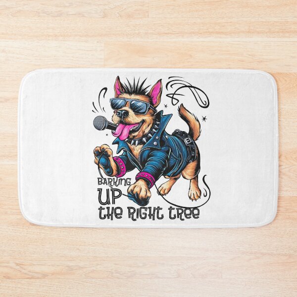 Item preview, Barking-up the Right Tree: Punk Rock Dog Design for Dog Lovers designed and sold by asprse.
