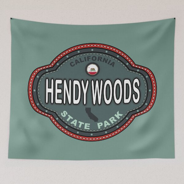 Item preview, Hendy Woods State Park California Ca stitching effect designed and sold by studioss76.
