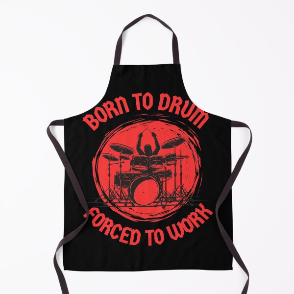 Item preview, Born to Drum - Forced to Work Drums T-Shirt  designed and sold by TwistedPrinter.