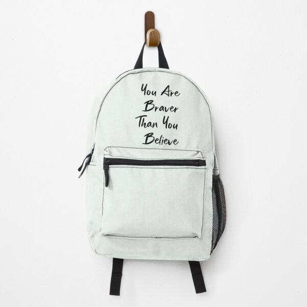 Item preview,  You Are Braver Than You Believe designed and sold by Pawsome Quotes.