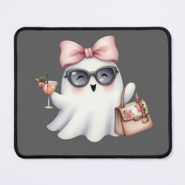 Item preview, Cute ghost cocktail time designed and sold by FatBirdie.