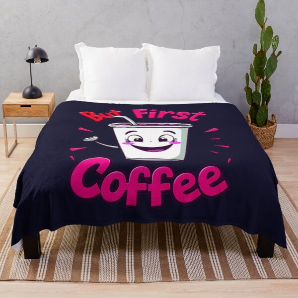 Item preview, Funny Quote But First Coffee designed and sold by TheArtOfPat.