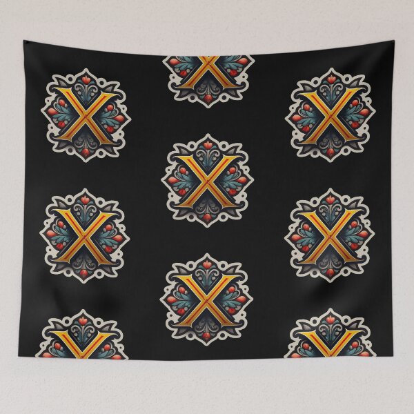 Item preview, X Letter Essential Alphabet Symbol Logo Series designed and sold by Psycho-Crazy.