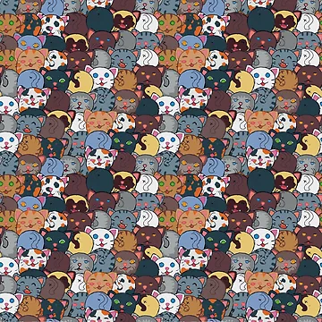 Artwork thumbnail, Cat pattern by pumpkindagger