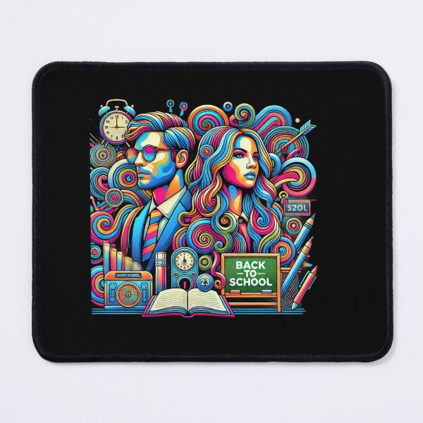 Item preview, Psychedelic Back to School with Stylish Young Adults designed and sold by Noussairox.