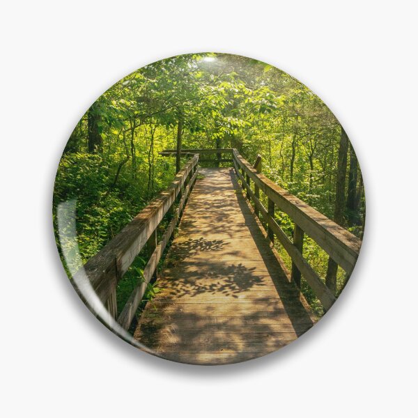 Item preview, Wooden Walking Path in Shawnee Forest designed and sold by Brody McCauley.