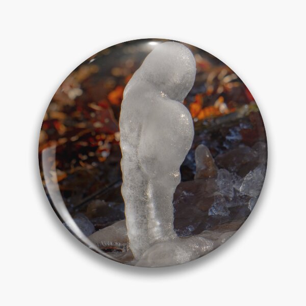 Item preview, Ice Formation in Grass Resembling a Tiny Person designed and sold by Brody McCauley.