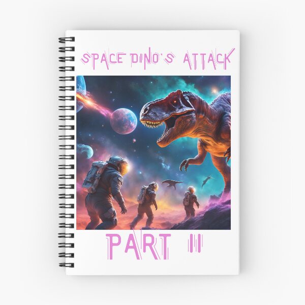 Item preview, Space Dino's Attack Part II designed and sold by NicMacTees.