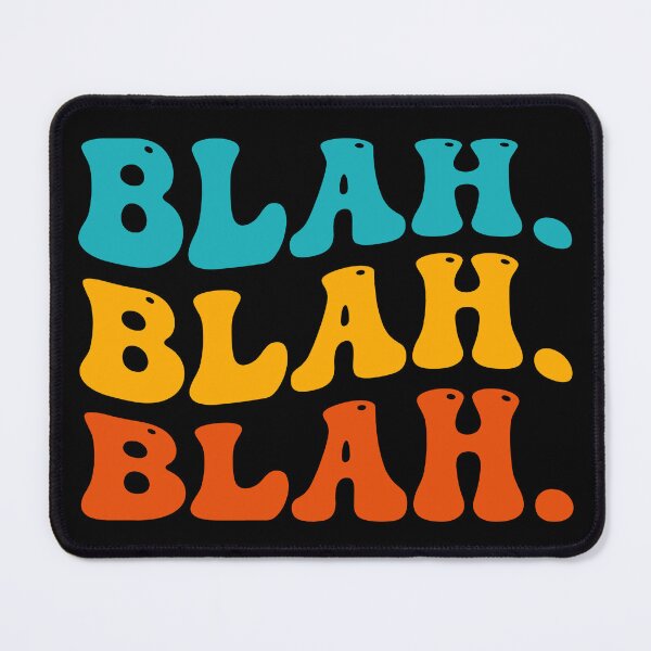 Item preview, Blah Blah Blah Retro designed and sold by Metabax.