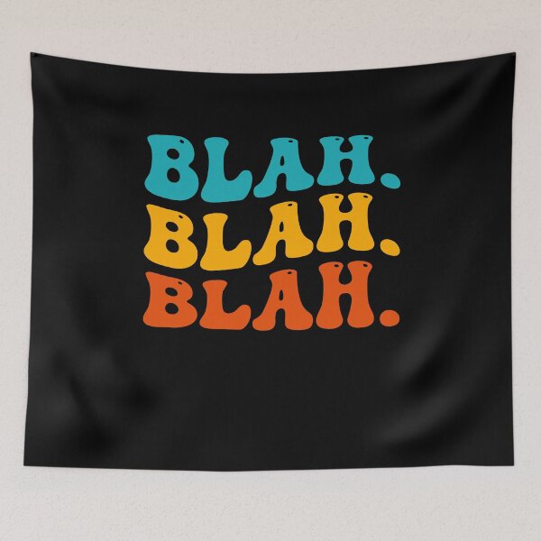 Item preview, Blah Blah Blah Retro designed and sold by Metabax.