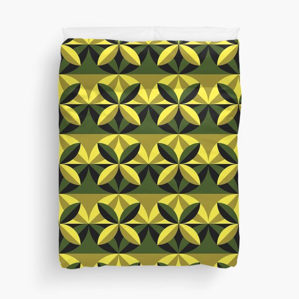 Item preview, Green, Mustard And Black Mid-Century Modern Pattern designed and sold by DEC02.