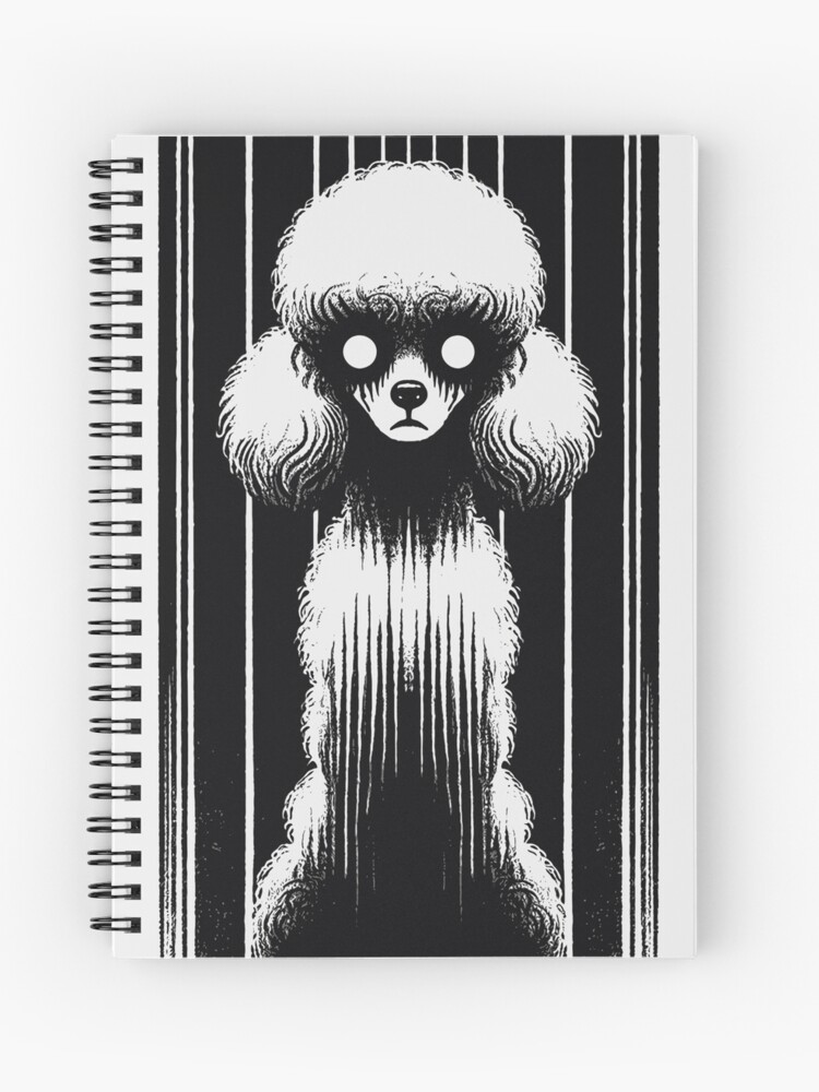 Thumbnail 1 of 3, Journal, Poodle Halloween & Grunge Aesthetic designed and sold by K9ish.