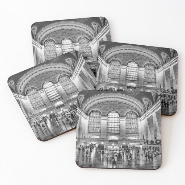 Item preview, Grand Central Terminal in black and white designed and sold by pcole123.