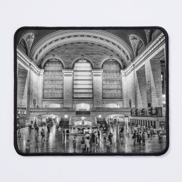 Item preview, Grand Central Terminal in black and white designed and sold by pcole123.