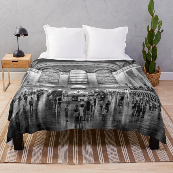 Item preview, Grand Central Terminal in black and white designed and sold by pcole123.