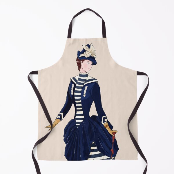 Item preview, Historical Costume 1880s Watercolor Fashion Illustration 8 designed and sold by MariOyama.