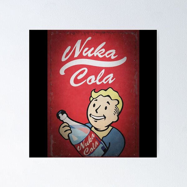 Vista previa del artículo con la obra «¡Disfruta! Nuka Cola», diseñado y vendido por NuclearWisdom.
