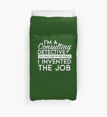 Sherlock - Consulting detective Duvet Cover