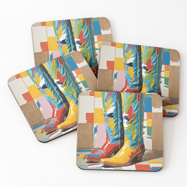 Item preview, Magical Pop Art Cowboy Boots  designed and sold by Nikola Eftimov.