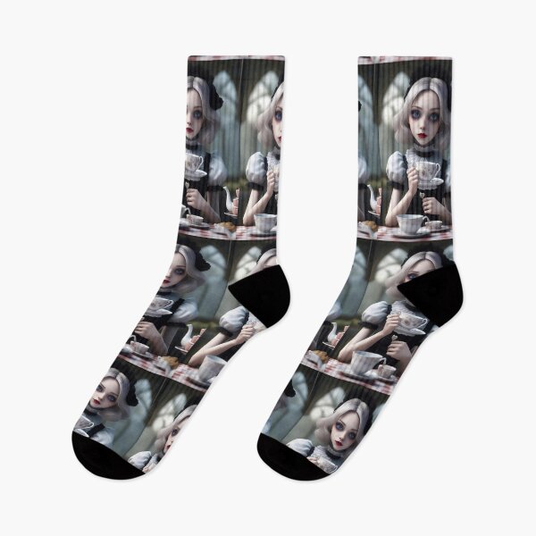 Item preview, Alice enjoys her cup of tea. designed and sold by jamiestarr.
