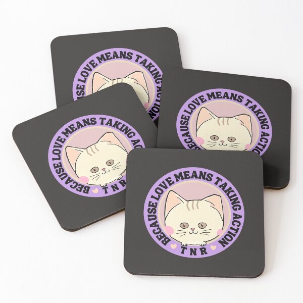 Item preview, TNR Because Love means taking action designed and sold by TNR helps cats.