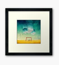 They're Coming (The Cubes) Framed Print