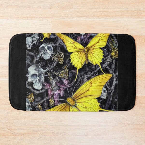 Item preview, Yellow Butterflies With Skulls 5  designed and sold by Christina Gourlay.