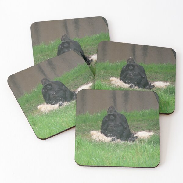 Item preview, Baby Western Lowland Gorilla and Surrogate Mom 001 designed and sold by pasta26mc.