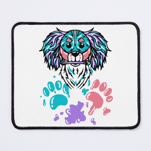 Item preview, Cartoon Cavalier King Charles Spaniel dog painting designed and sold by CreativelySophG.