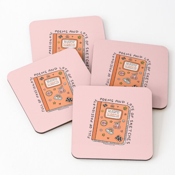 Item preview, Scorpio Notebook designed and sold by doodlebymeg.